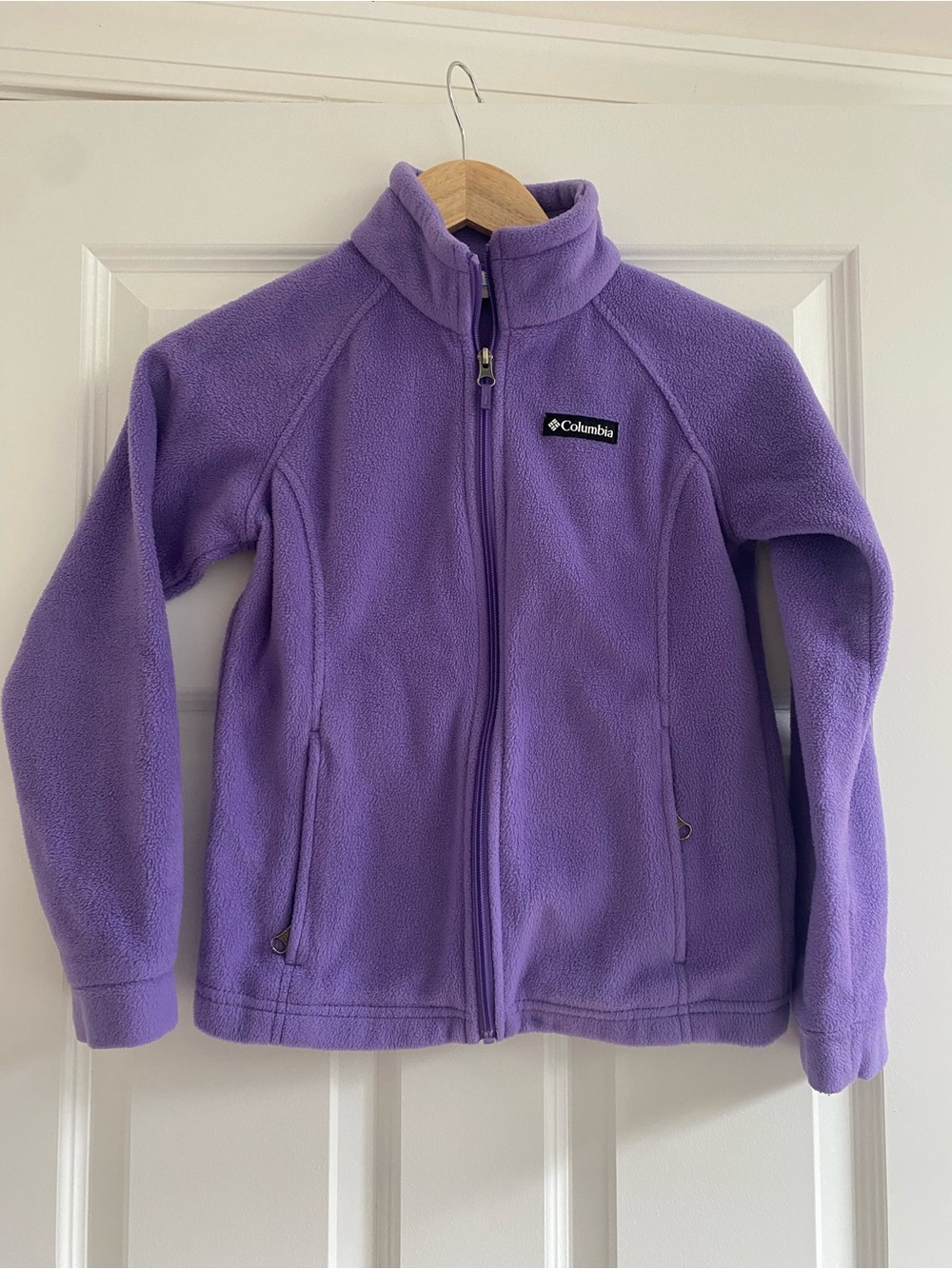 Columbia Kids Lavender Full-Zip Fleece Jacket, Ss 10/12